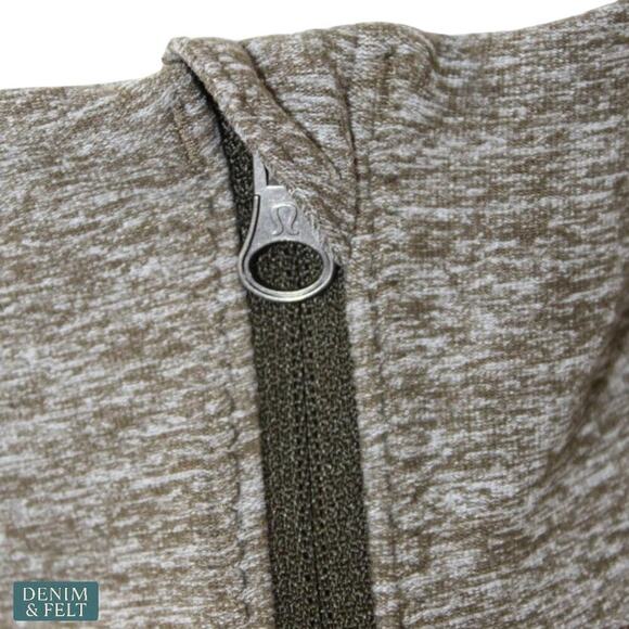 Lululemon Rush Hour 1/2 Zip Pullover Sweatshirt Olive Green Size 8 ~ EUC!! - Picture 8 of 16